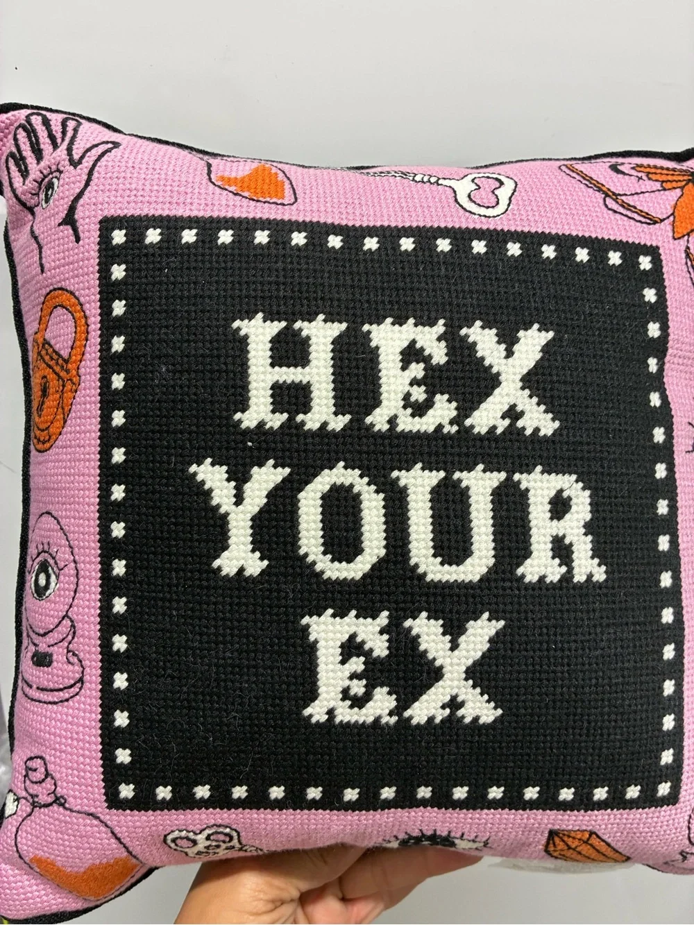 “Hex your Ex” celestial pillow
